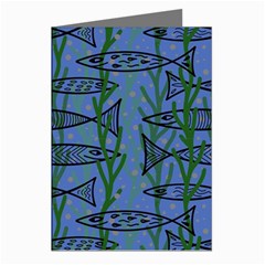 Fish Pike Pond Lake River Animal Greeting Cards (pkg Of 8)