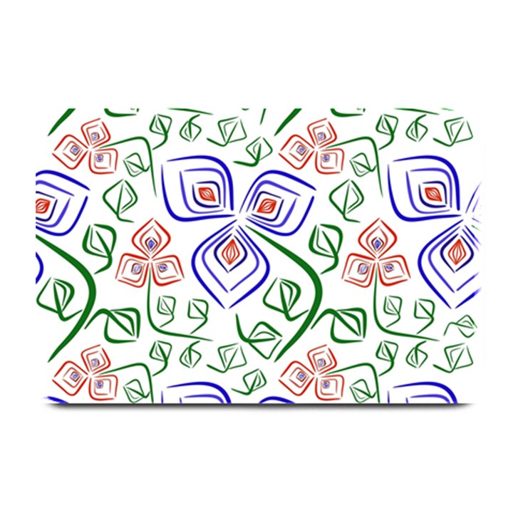 Bloom Nature Plant Pattern Plate Mats