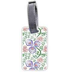 Bloom Nature Plant Pattern Luggage Tag (one Side) by Maspions