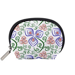 Bloom Nature Plant Pattern Accessory Pouch (small)