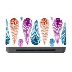 Pen Peacock Colors Colored Pattern Memory Card Reader With Cf