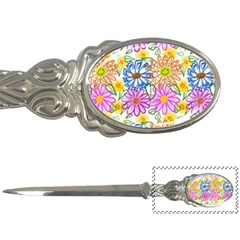 Bloom Flora Pattern Printing Letter Opener