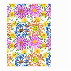 Bloom Flora Pattern Printing Large Garden Flag (two Sides) by Maspions