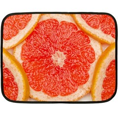 Grapefruit-fruit-background-food Two Sides Fleece Blanket (mini)