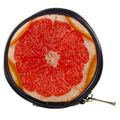 Grapefruit-fruit-background-food Mini Makeup Bag by Maspions