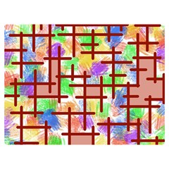 Pattern-repetition-bars-colors Two Sides Premium Plush Fleece Blanket (baby Size) by Maspions