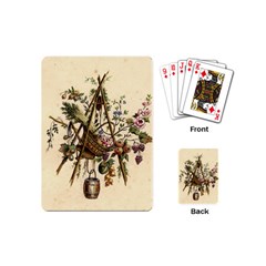 Vintage-antique-plate-china Playing Cards Single Design (mini)