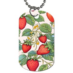 Strawberry-fruits Dog Tag (two Sides) by Maspions