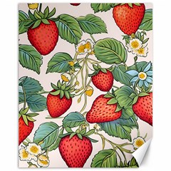 Strawberry-fruits Canvas 11  X 14 