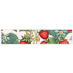 Strawberry-fruits Small Premium Plush Fleece Scarf