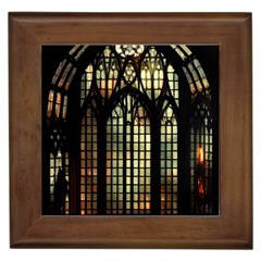 Stained Glass Window Gothic Framed Tile