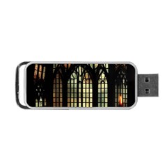 Stained Glass Window Gothic Portable Usb Flash (one Side)