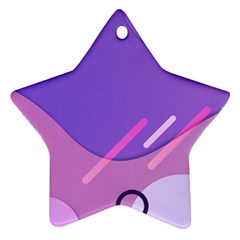 Colorful Labstract Wallpaper Theme Ornament (star)