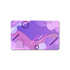 Colorful Labstract Wallpaper Theme Magnet (name Card)