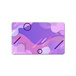 Colorful Labstract Wallpaper Theme Magnet (Name Card) Front