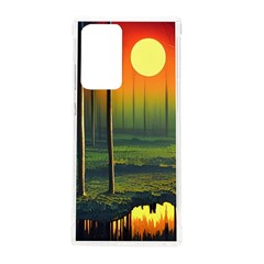 Outdoors Night Moon Full Moon Trees Setting Scene Forest Woods Light Moonlight Nature Wilderness Lan Samsung Galaxy Note 20 Ultra Tpu Uv Case by Posterlux