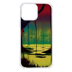 Nature Swamp Water Sunset Spooky Night Reflections Bayou Lake Iphone 13 Pro Max Tpu Uv Print Case by Posterlux