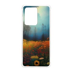 Wildflowers Field Outdoors Clouds Trees Cover Art Storm Mysterious Dream Landscape Samsung Galaxy S20 Ultra 6 9 Inch Tpu Uv Case