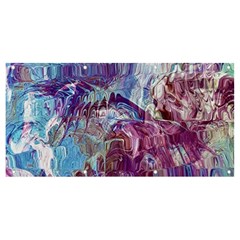 Blend Marbling Banner And Sign 8  X 4  by kaleidomarblingart