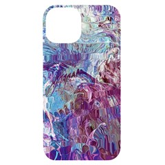 Blend Marbling Iphone 14 Black Uv Print Case by kaleidomarblingart