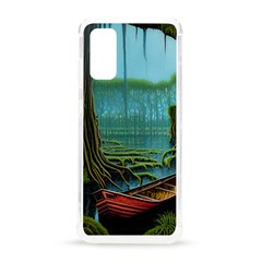 Boat Canoe Swamp Bayou Roots Moss Log Nature Scene Landscape Water Lake Setting Abandoned Rowboat Fi Samsung Galaxy S20 6 2 Inch Tpu Uv Case by Posterlux