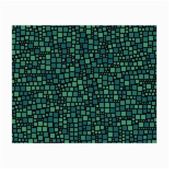 Squares Cubism Geometric Background Small Glasses Cloth by Maspions