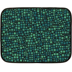 Squares Cubism Geometric Background Fleece Blanket (mini)