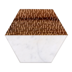 Confetti Texture Tileable Repeating Marble Wood Coaster (hexagon)  by Maspions