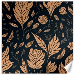 Background Pattern Leaves Texture Canvas 12  X 12 