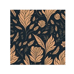 Background Pattern Leaves Texture Square Satin Scarf (30  X 30 )