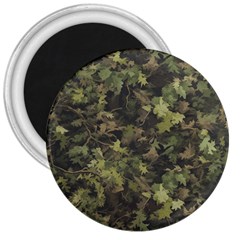 Green Camouflage Military Army Pattern 3  Magnets by Maspions