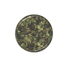 Green Camouflage Military Army Pattern Hat Clip Ball Marker (4 Pack)