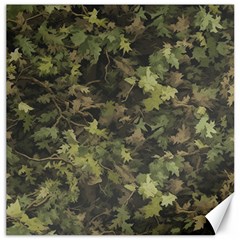 Green Camouflage Military Army Pattern Canvas 12  X 12 