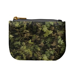 Green Camouflage Military Army Pattern Mini Coin Purse