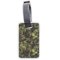 Green Camouflage Military Army Pattern Luggage Tag (one Side)