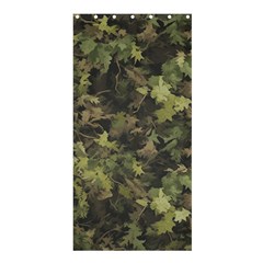 Green Camouflage Military Army Pattern Shower Curtain 36  X 72  (stall) 