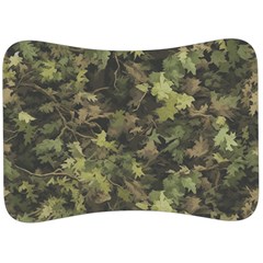 Green Camouflage Military Army Pattern Velour Seat Head Rest Cushion by Maspions