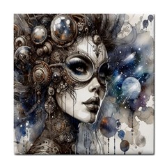 Woman In Space Tile Coaster