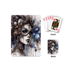 Woman In Space Playing Cards Single Design (mini)
