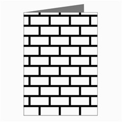 Bricks Wall Pattern Seamless Greeting Cards (pkg Of 8)