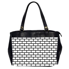 Bricks Wall Pattern Seamless Oversize Office Handbag (2 Sides)