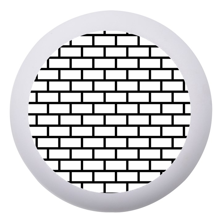 Bricks Wall Pattern Seamless Dento Box with Mirror