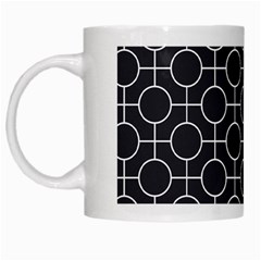 Geometric Pattern Design White White Mug