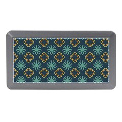 Flowers Pattern Design Abstract Memory Card Reader (mini)