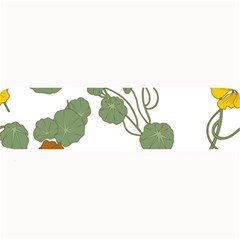 Nasturtium Flowers Plant Leaves Large Bar Mat