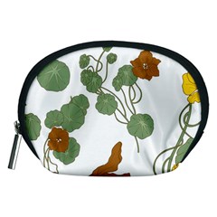 Nasturtium Flowers Plant Leaves Accessory Pouch (medium) by Maspions