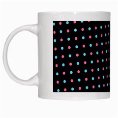 Pattern Dots Dot Seamless White Mug