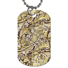 Marble Texture Pattern Seamless Dog Tag (two Sides)