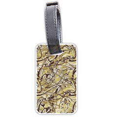 Marble Texture Pattern Seamless Luggage Tag (one Side) by Maspions