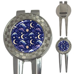 Night Moon Seamless 3-in-1 Golf Divots